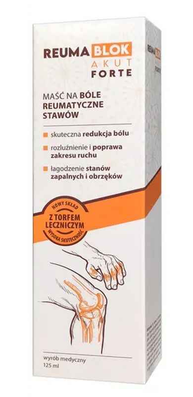 Rheumatic joint pain, Reumablok Akut Forte ointment