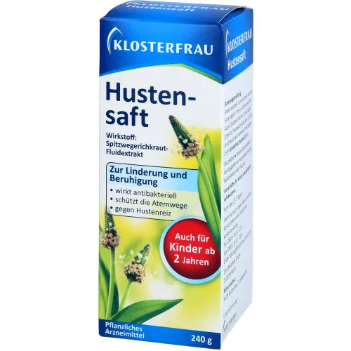 Ribwort leaf cough syrup