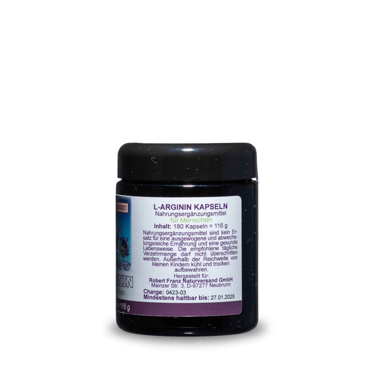 Robert Franz L-Arginine for humans 180 tablets