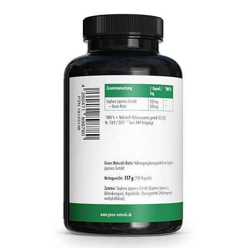 Rutin 500 mg Sophora Japonica vegan 180 pieces