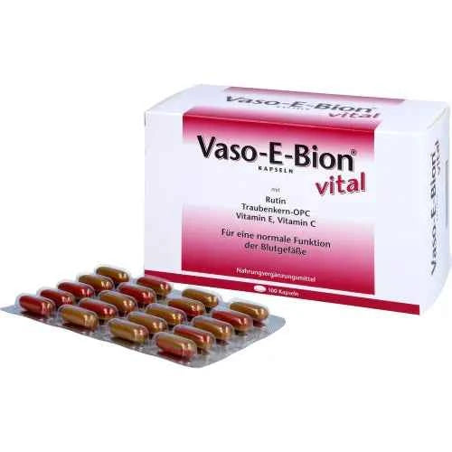 Rutin, grape seed OPC, vitamin E and vitamin C, VASO E BION Vital Capsules