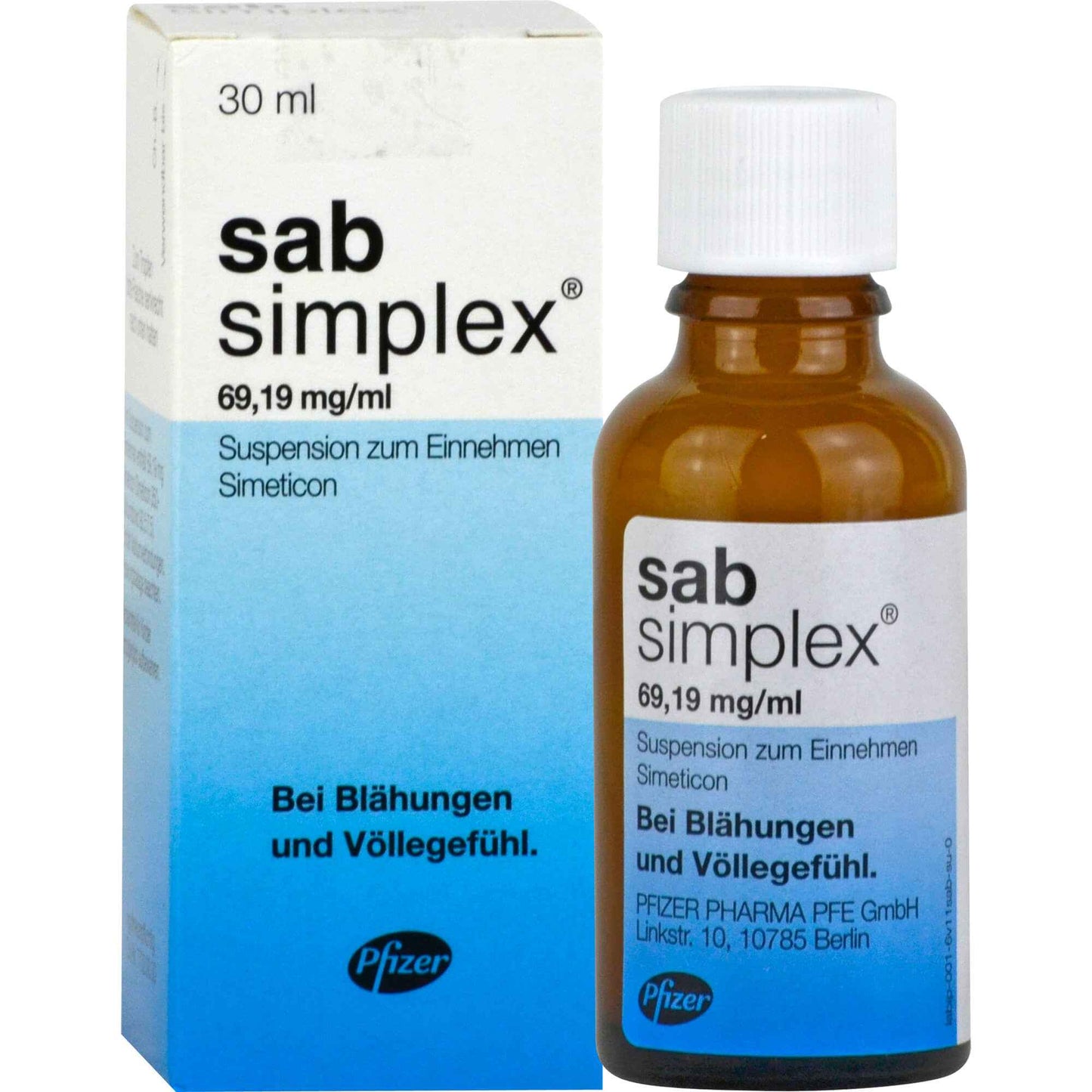 SAB simplex, flatulence (meteorism), bloating