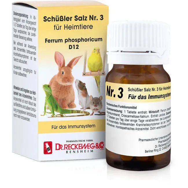 SCHÜSSLER SALT No.3 Ferrum phos.D 12 for pets - UKDorf 