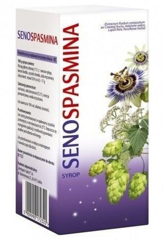 SENOSPASMINA (Passispasmina) Syrup 150g (119ml) Herbapol
