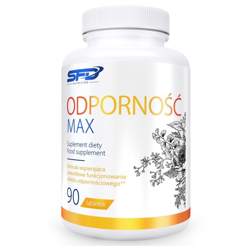 SFD Resistance MAX, vitamins C, D, zinc, selenium,L-glutamine,. inosine
