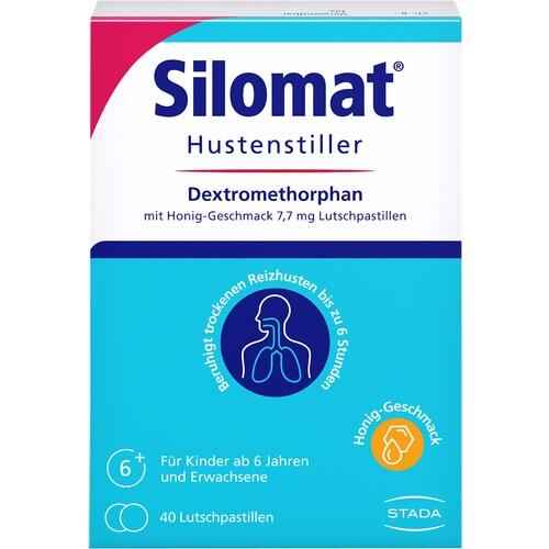 SILOMAT Cough Suppressant DMP with Honey Flavor 7.7mg LUP 40 tablets