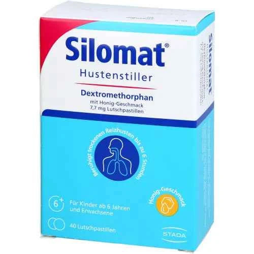SILOMAT Cough Suppressant DMP with Honey Flavor 7.7mg LUP 40 tablets