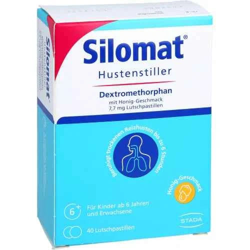 SILOMAT Cough Suppressant DMP with Honey Flavor 7.7mg LUP 40 tablets