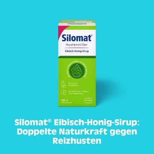 SILOMAT Cough Suppressant Marshmallow Honey Syrup 100 ml