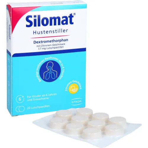 SILOMAT DMP lozenges 20 pc dextromethorphan hydrobromide