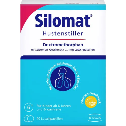 SILOMAT DMP lozenges 40 dextromethorphan