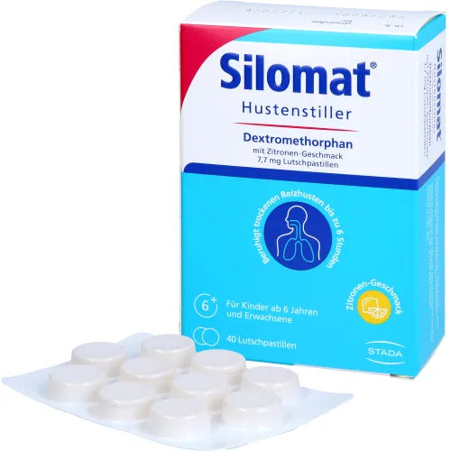SILOMAT DMP lozenges 40 dextromethorphan
