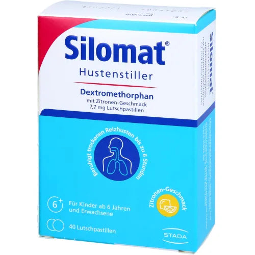SILOMAT DMP lozenges 40 pc dextromethorphan hydrobromide