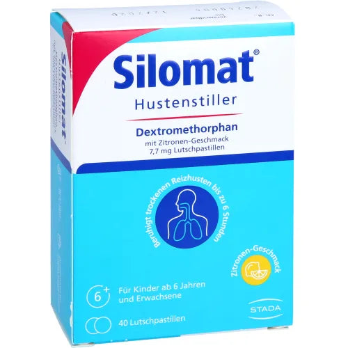 SILOMAT DMP lozenges 40 dextromethorphan