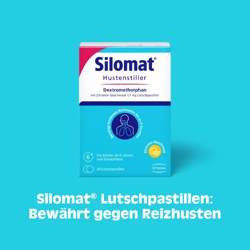 SILOMAT DMP lozenges 40 dextromethorphan