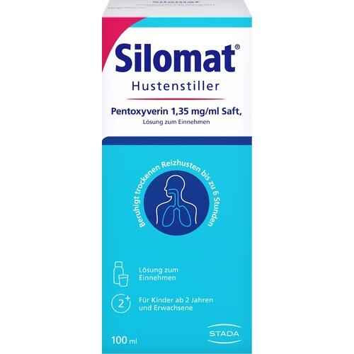 SILOMAT cough suppressant pentoxyverine 1.35 juice 100 ml