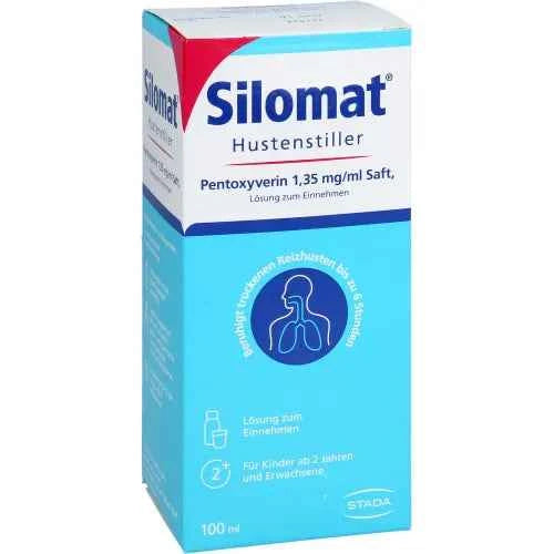 SILOMAT cough suppressant pentoxyverine 1.35 juice 100 ml