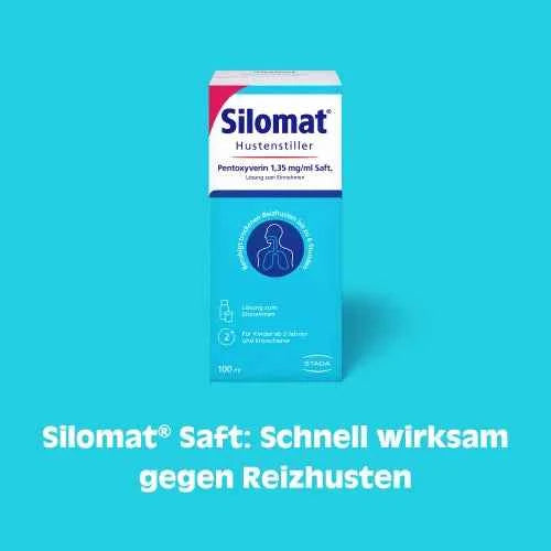 SILOMAT cough suppressant pentoxyverine 1.35 juice 100 ml