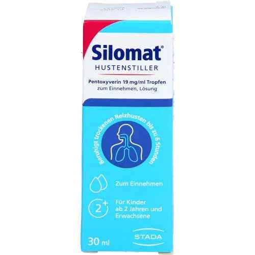 SILOMAT cough suppressant pentoxyverine 19 mg-ml TEI 30 ml