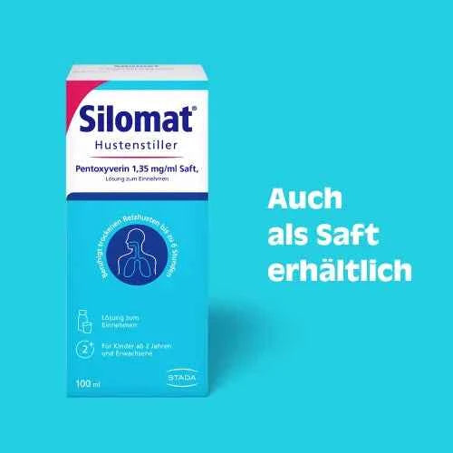 SILOMAT cough suppressant pentoxyverine 19 mg-ml TEI 30 ml