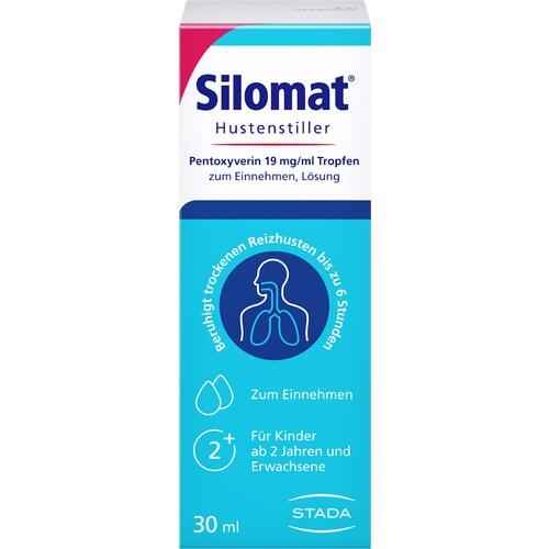 SILOMAT cough suppressant pentoxyverine 19 mg-ml TEI 30 ml