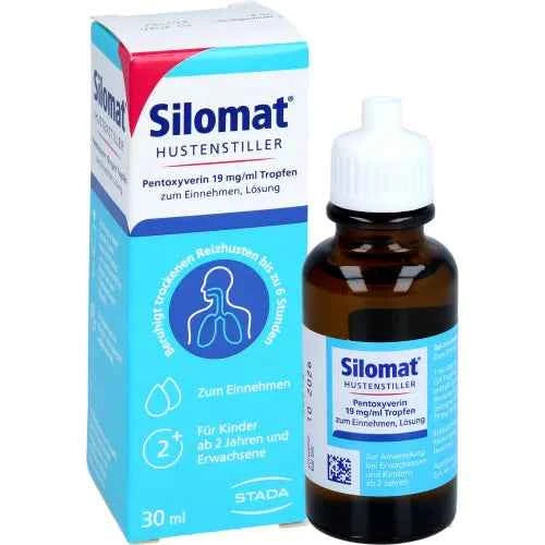 SILOMAT cough suppressant pentoxyverine 19 mg-ml TEI 30 ml