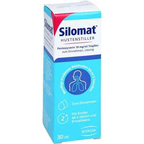 SILOMAT cough suppressant pentoxyverine 19 mg-ml TEI 30 ml