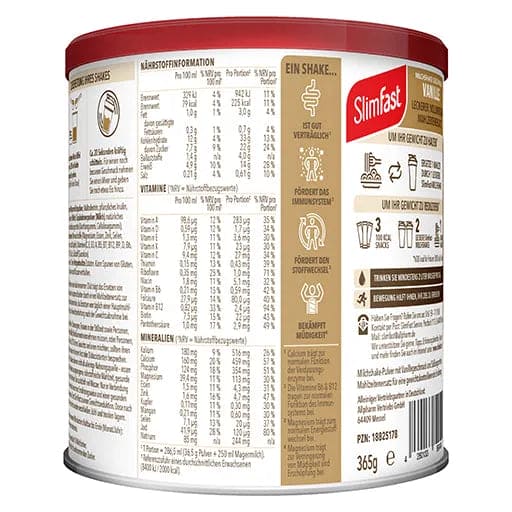 SLIM FAST Powder Vanilla - UKDorf 