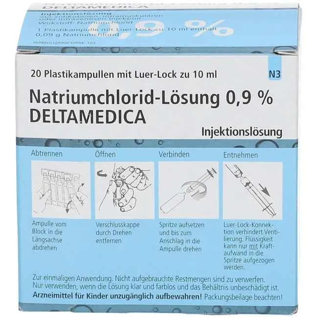 SODIUM CHLORIDE solution 0.9% Deltamedica Luer-Lo Pl.