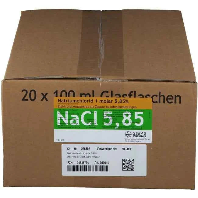 SODIUM CHLORIDE Inf.-Lsg. 5.85% 1 molar glass