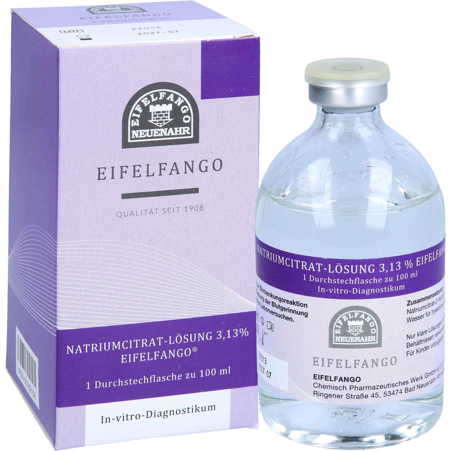 SODIUM CITRATE solution 3.13% Eifelfango