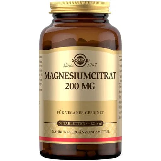 SOLGAR Magnesium Citrate 200 mg tablets - UKDorf 