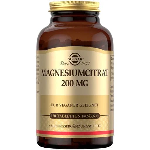 SOLGAR Magnesium Citrate 200 mg tablets - UKDorf 