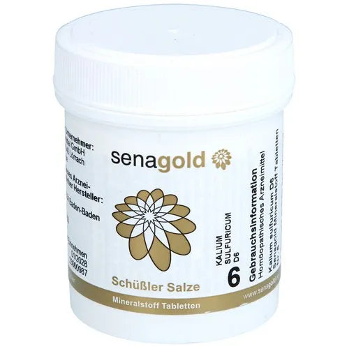 Schüssler Salt No. 6 Kalium sulfuricum D 6 (BIOCHEMIE Senagold) - UKDorf 