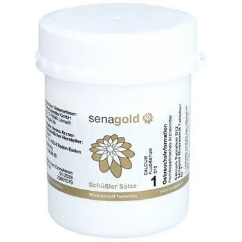 Schüssler Salt Senagold No. 1 Calcium fluoratum D12 Tabl. (4x1000) 4000 pcs - UKDorf 