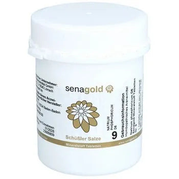 Schüssler Salt Senagold No. 9 Natrium phosphoricum D6 Tabl. (4x1000) 4000 pcs - UKDorf 