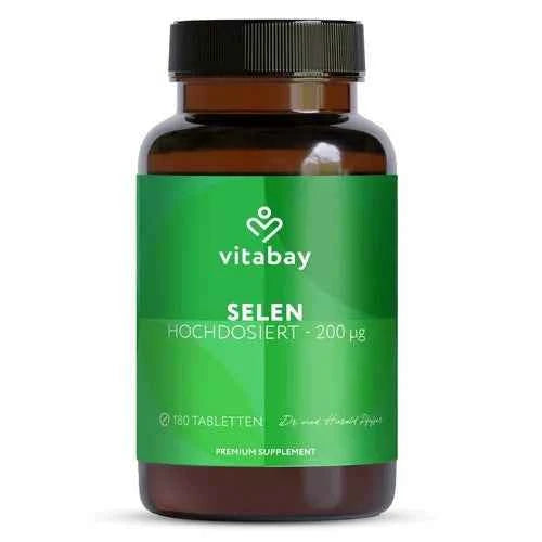 Selenium 200 µg high-dose vegan tablets 180 tablets