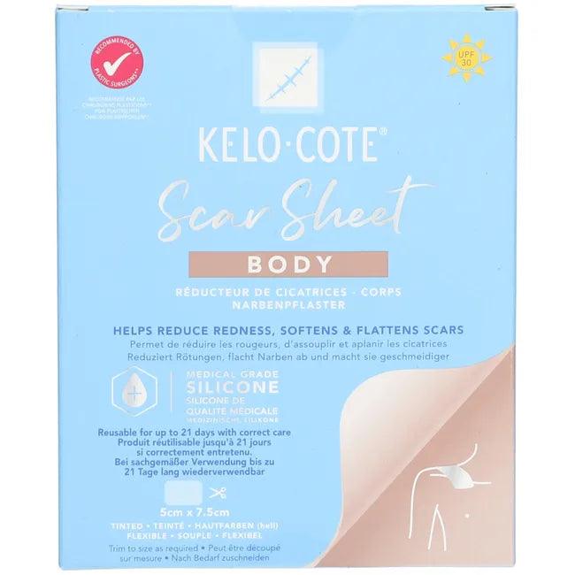 Silicone gel plaster for scar tissue, KELO-COTE silicone plasters for scars - UKDorf 