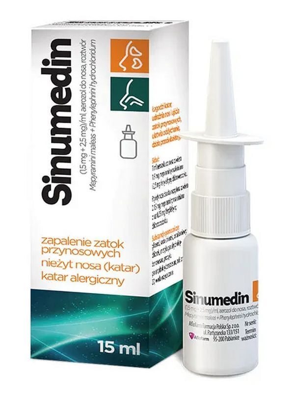 Sinumedin nasal spray, sinusitis, Blocked nose, sinus infection