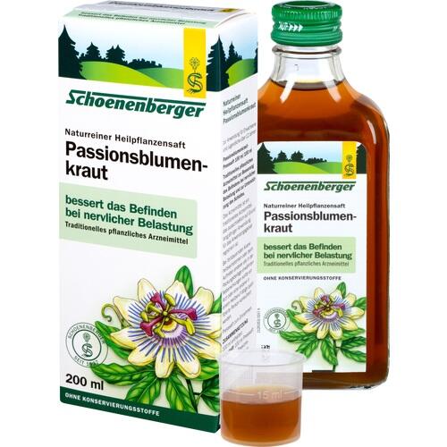 Sleep problems, Passionflower pure natural medicinal plant juice 200 ml