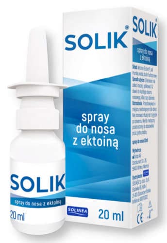 Solik with ectoine nasal spray Solinea