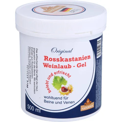 Soothing for legs and veins Horse Chestnut Vine Leaf Gel