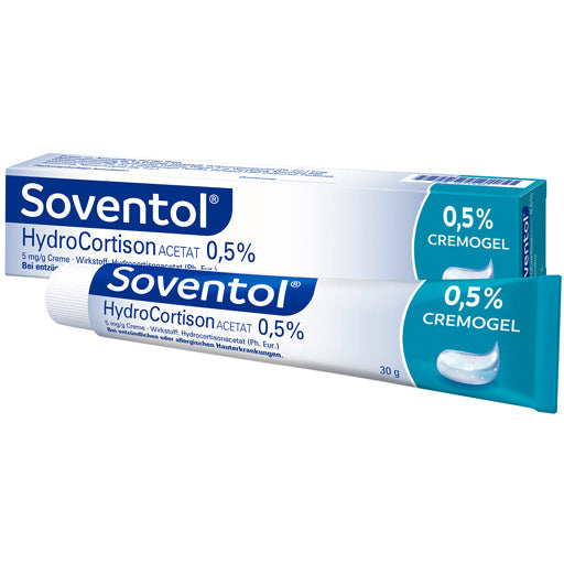 Soventol HydroCortisone Acetate 0.5% cream 30