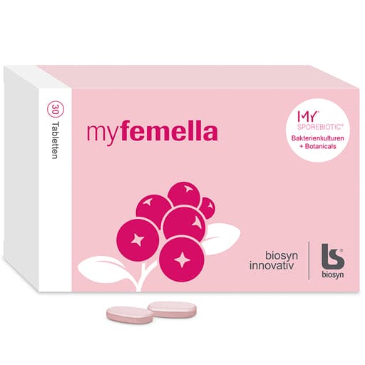 Sporebiotics, cranberry, goldenrod, lactoferrin, MYFEMELLA tablets - UKDorf 