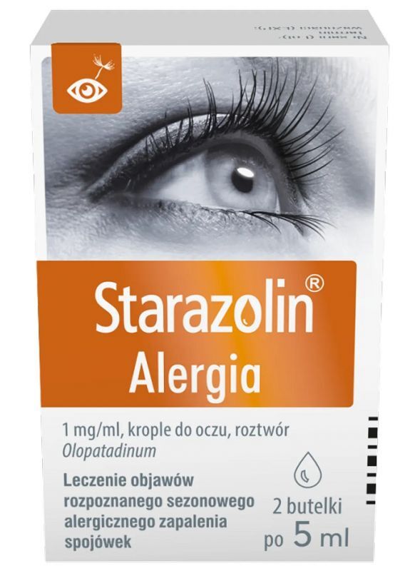 Starazolin Allergy 1 mg eye drops 2 x 5 ml