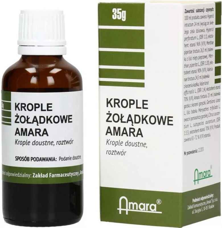 Stomach drops 35g, stomach drop