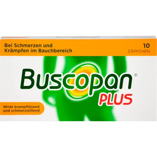 Stomach pain, BUSCOPAN plus suppositories