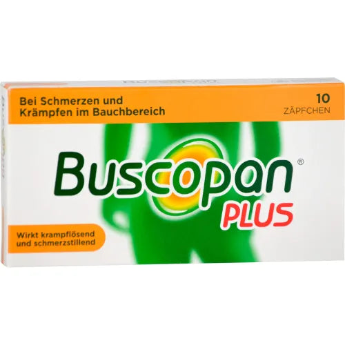 Stomach pain, BUSCOPAN plus suppositories