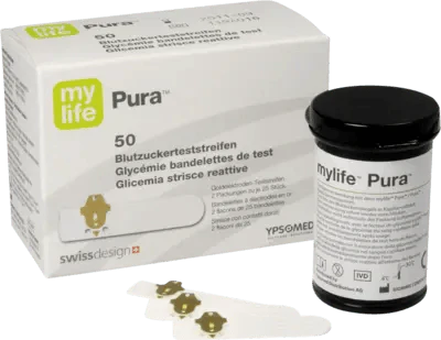 Strips for blood sugar testing, test strips blood sugar, MYLIFE Pura - UKDorf 
