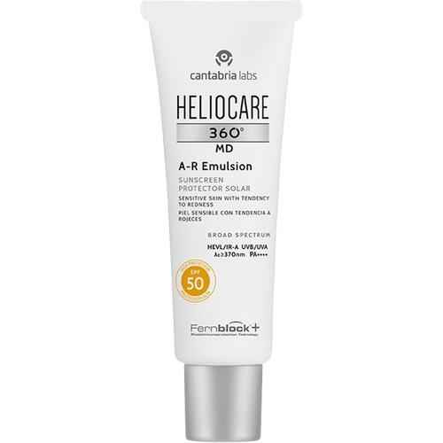 Sunscreen for Rosacea and Redness-Prone Skin, HELIOCARE 360° AR Emulsion SPF 50+